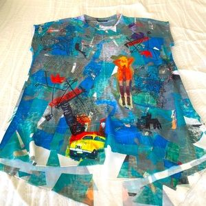 Inoah wearable art tunic size S